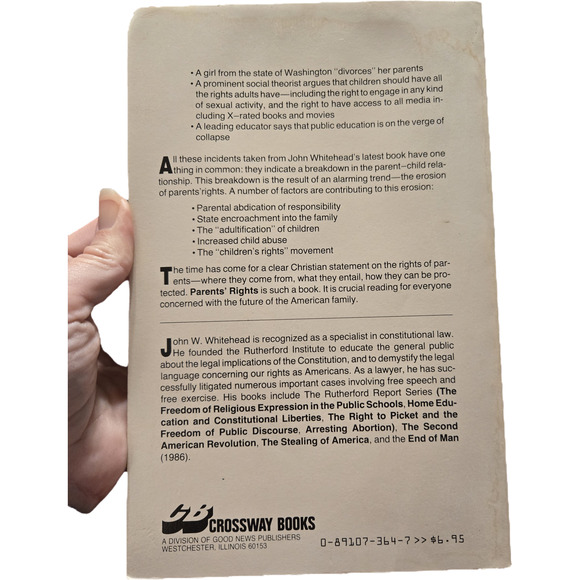 Parents' Rights: The Legal Rights of Parents in Education & Decision Making 1985 - Picture 7 of 7